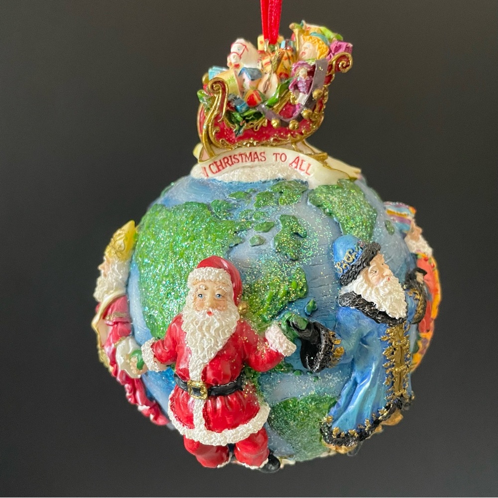 Santas Around the World Ornament by Christopher Radko
